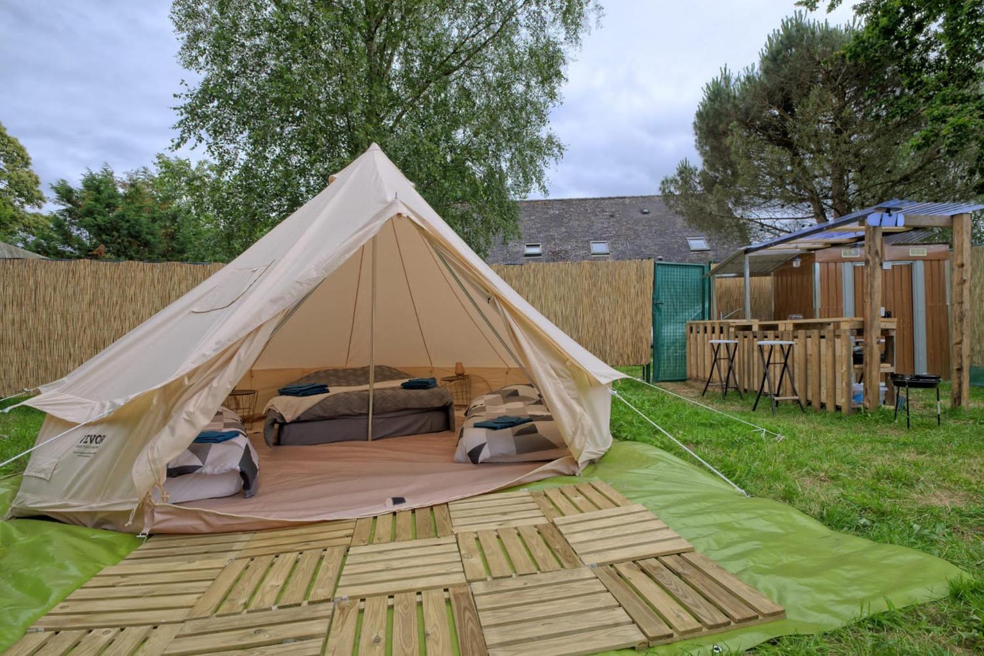 Tipi Experience L'Echappee Belle Hotel Saint-Maudez Exterior photo